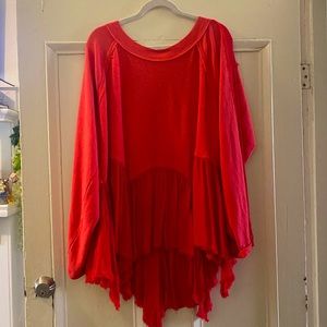 Free People Sweatshirt Tunic